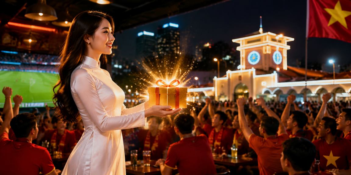 Phố đi bộ Sài Gòn với người chơi cá cược trong trang phục Áo dài truyền thống